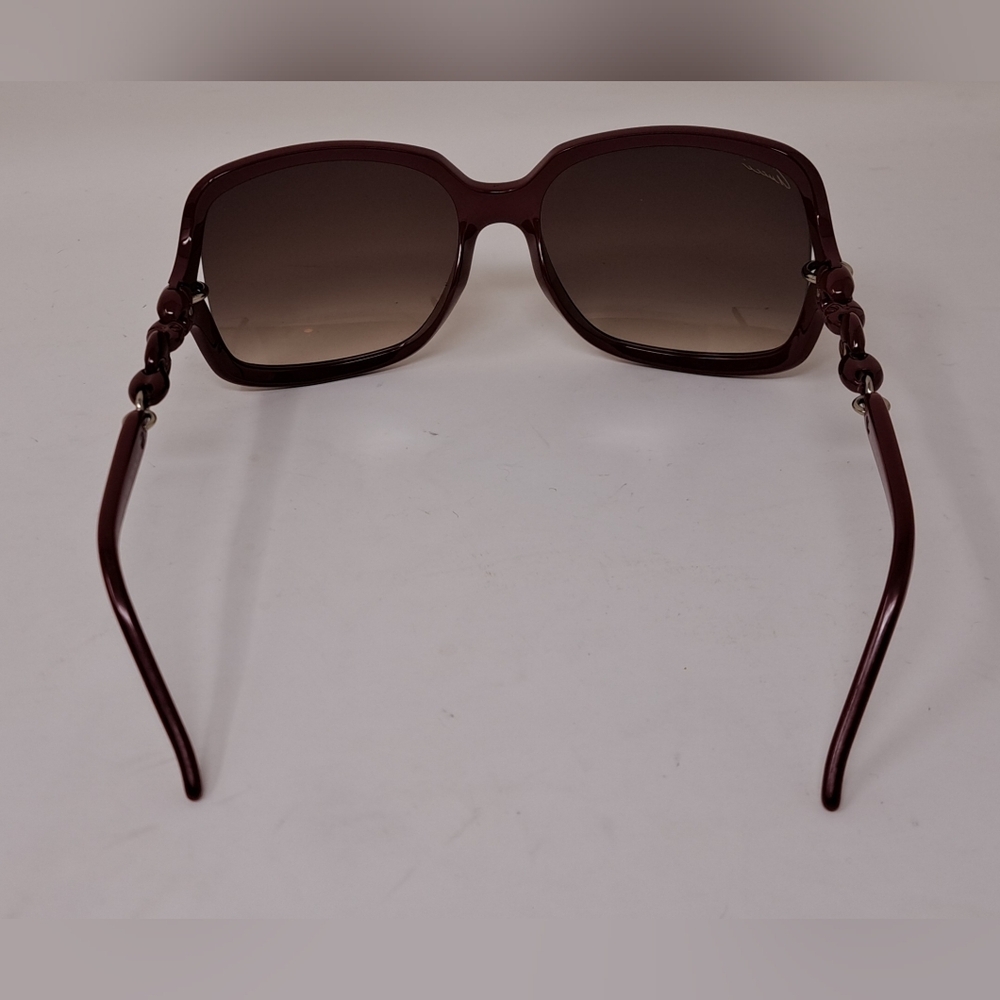 Gucci Womens Marina Chain Sunglasses Red Vintage Y2K GG3597/F/S 3GQJD 58-16-115 - Picture 10 of 16